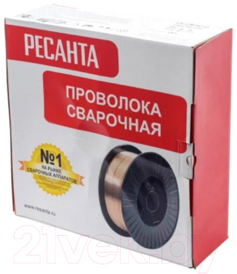 Проволока сварочная Ресанта СВ-08Г2С-О 15кг