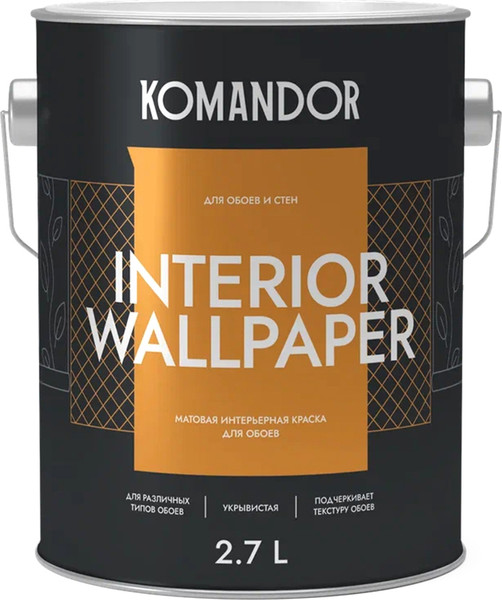 Краска KOMANDOR Interior Wallpaper База А