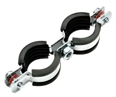 Хомут двойной ду 15 (1/2") 20-24 мм м8 taners