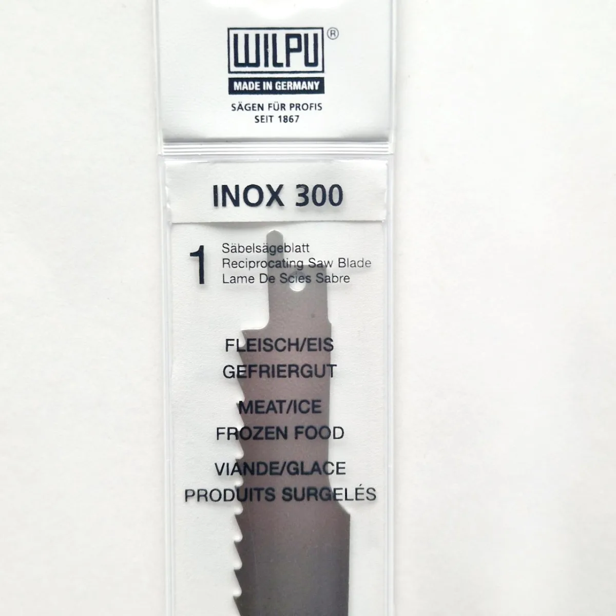 Полотно Wilpu Inox для сабельной пилы, 1 шт.