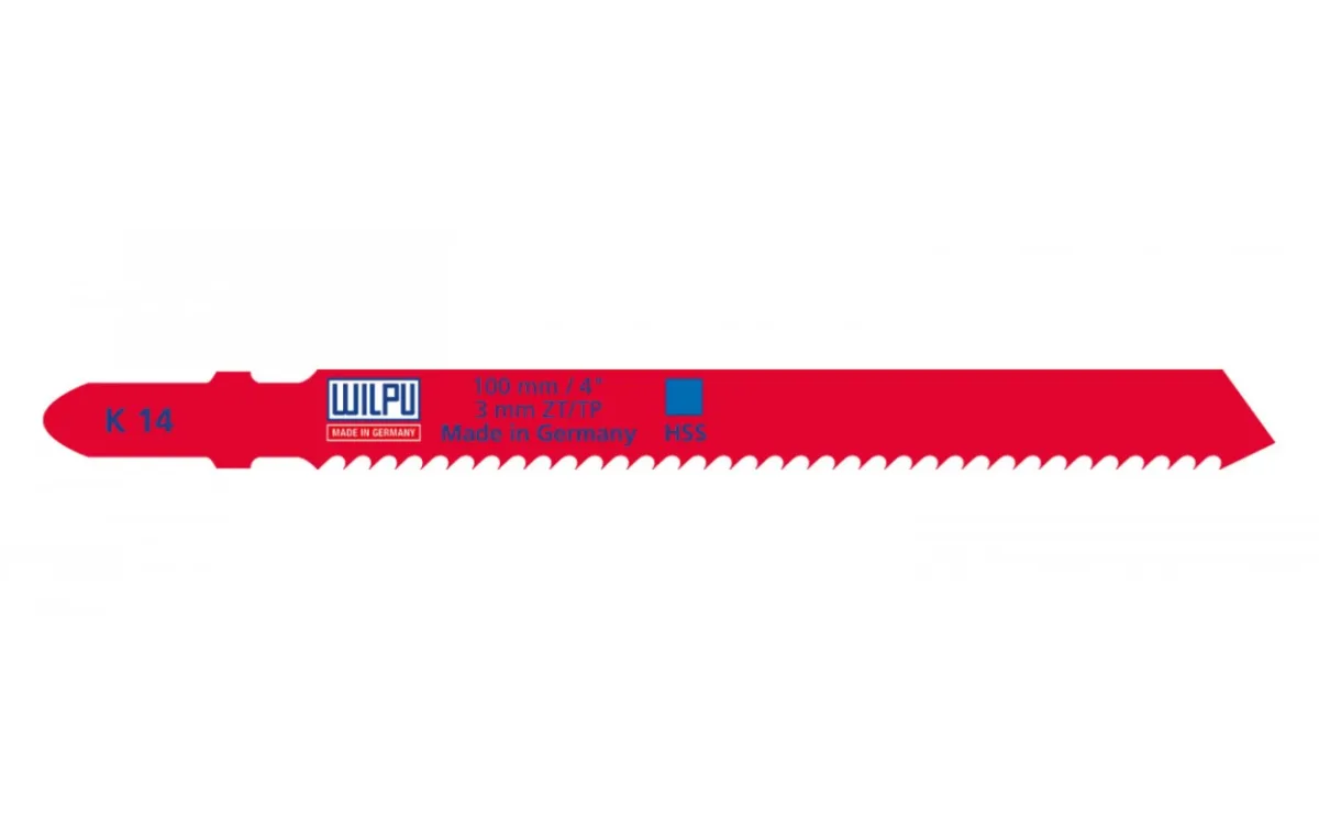 Пилки для лобзика Wilpu K14, 5 шт