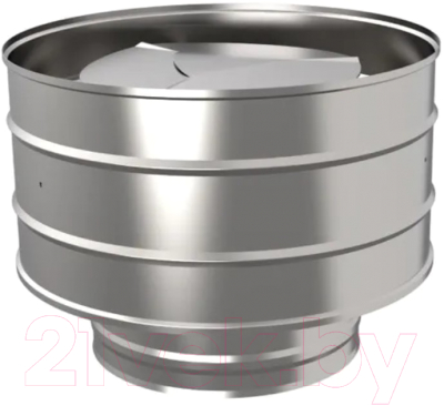 Дефлектор для дымохода UMKPRO ф 130х200 AISI 439/439 0.5мм/0.5мм (К) h=230мм тип-2