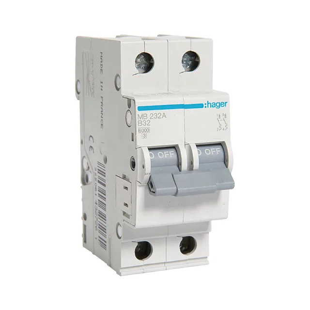 Автоматический выключатель hager, mb232a,  2p b 32a 6 кa