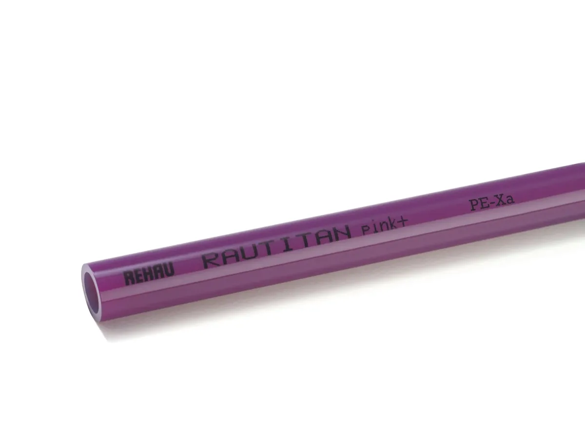 Труба отопительная rautitan pink+ 25х3,5 (бухта 50 м) rehau