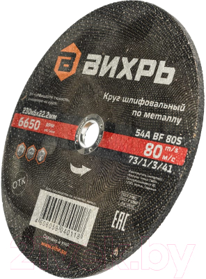 Шлифовальный круг Вихрь 73/1/3/41