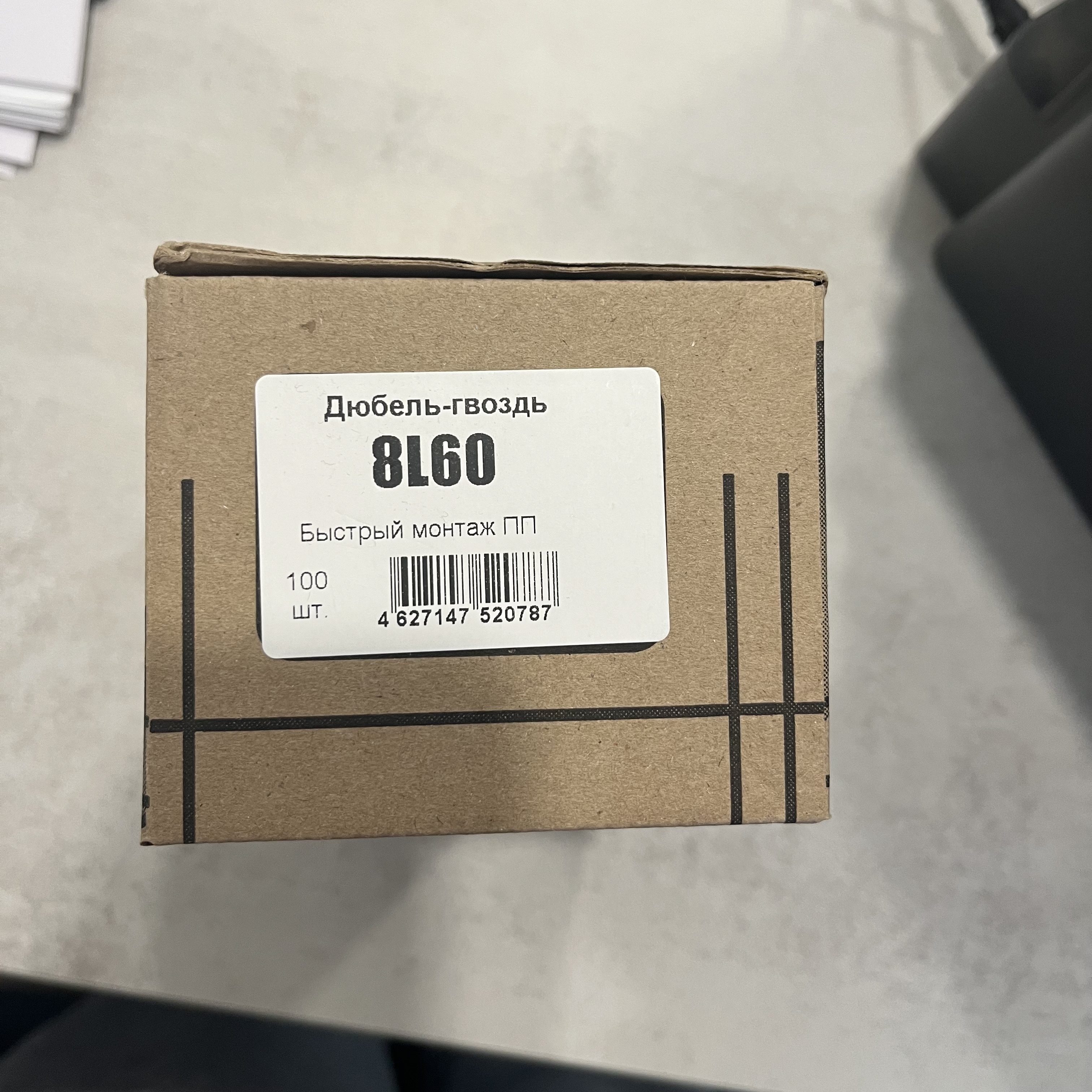 Дюбель-гвозди 8*60