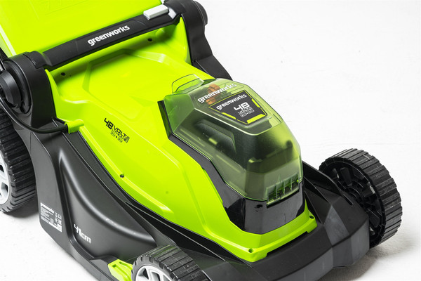 Газонокосилка аккумуляторная Greenworks G24X2LM41 2x24V 41см / 2512607