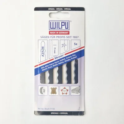 Пилки для лобзика Wilpu Messer, 5 шт.