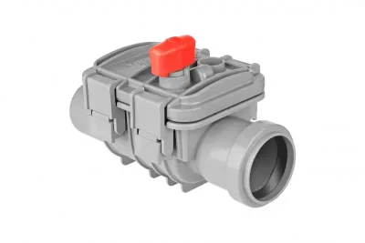 Клапан обратный пп внутр. канал. comfort ду 50 (серый) pro aqua