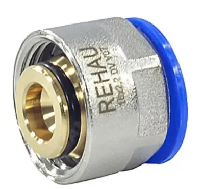 Соединение резьбозажимное rautitan flex ду 16х2,2х3/4" rehau