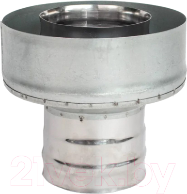Переходник для труб Гефест Сталь 150x220 AISI 430/430 0.5мм/0.5мм (К) тип 2