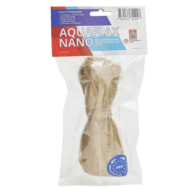 Лён сантехнический евро (пакет 50 гр.) aquaflax nano