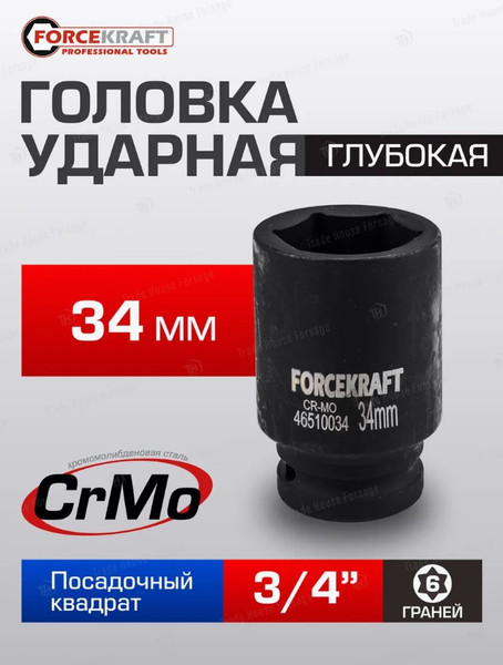 Головка слесарная ForceKraft FK-46510034