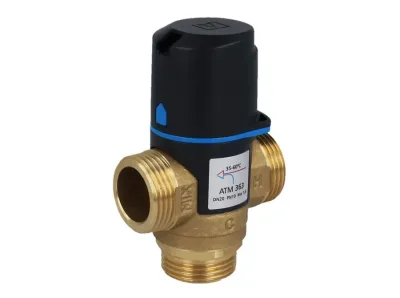 Клапан термостат. трехходовой атм 563 dn 20 1" hрп 35-60°c kvs=2,5 арт. 1256310 afriso