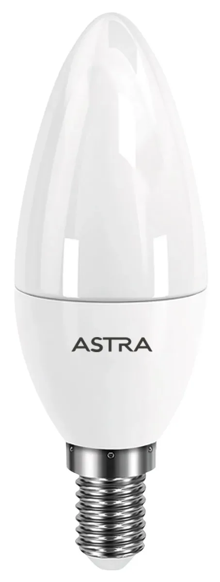 Лампа светодиодная е14 c37-5w-4000k astra