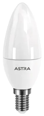 Лампа светодиодная е14 c37-5w-4000k astra