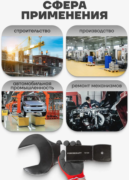 Гаечный ключ ForceKraft FK-79190