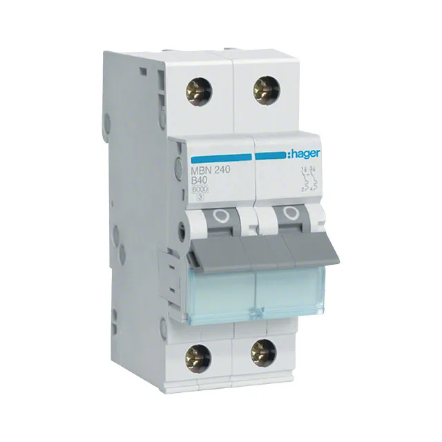 Автоматический выключатель hager, mbn240e, 2p b 40a 6 кa