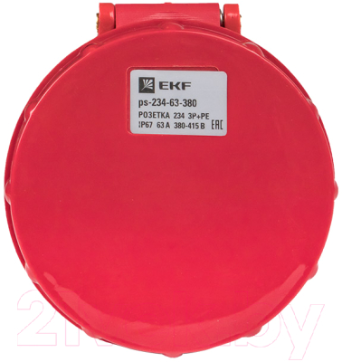 Розетка силовая EKF PROxima ps-234-63-380