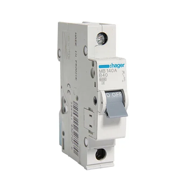 Автоматический выключатель hager, mb140a,1p b 40a 6 кa
