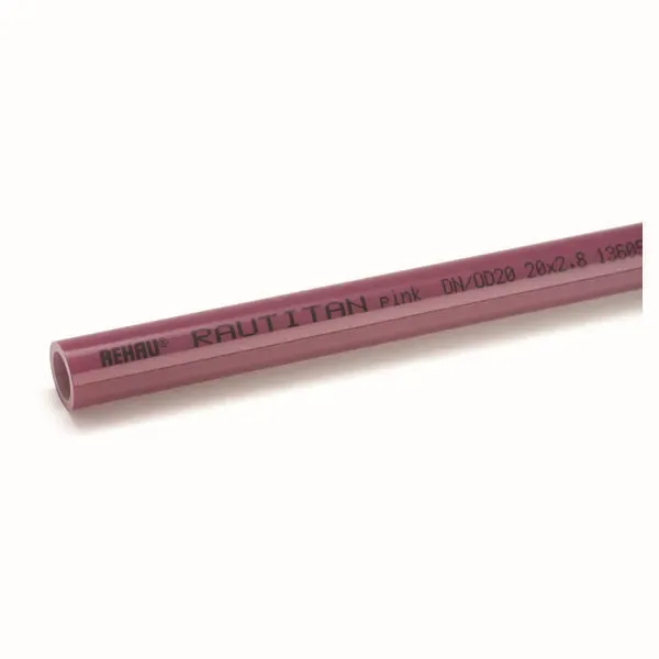 Труба отопительная rautitan pink 16х2,2 (бухта 120 м) rehau