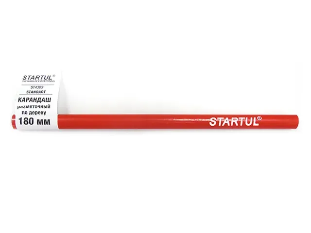 Карандаш разметочный 180 мм startul standart