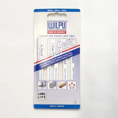 Пилки для лобзика Wilpu K14 bi, 5 шт.