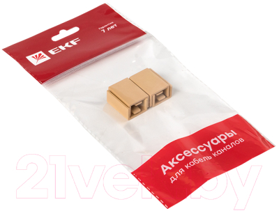 Накладка на стык для кабель-канала EKF Plast PROxima / conl-16-16x4