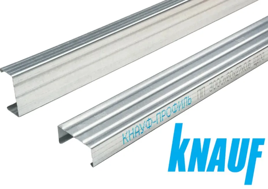 Профиль для гипсокартона потолочный knauf cd 60x27x0,6 мм (3 м)