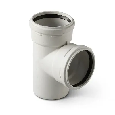 Тройник пп внутр. канал. stilte plus ду 110х110х87,5* серый pro aqua