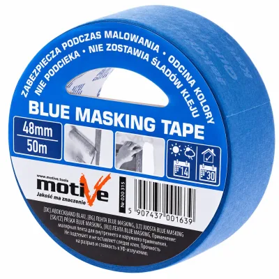 Малярная лента motive blue masking tape 48 мм×50 м, 020315