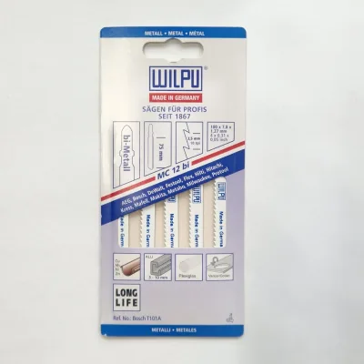Пилки для лобзика Wilpu MC12 bi, 5 шт.