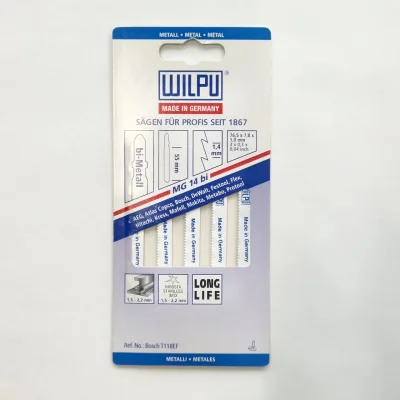 Пилки для лобзика Wilpu MG14 bi, 5 шт.