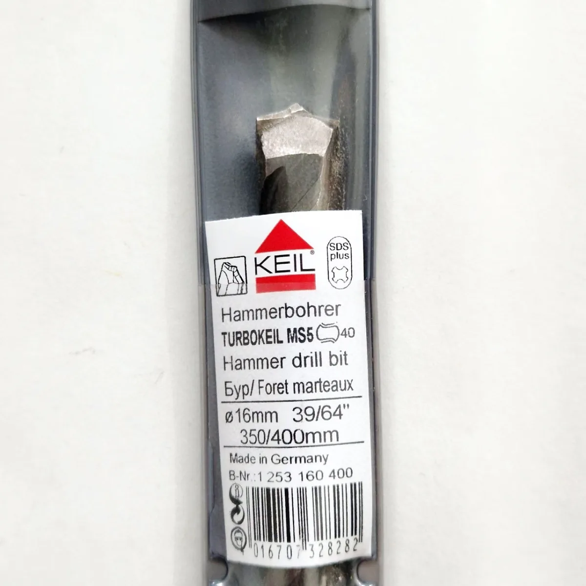 Бур по бетону keil d 16,00x350x400 мм