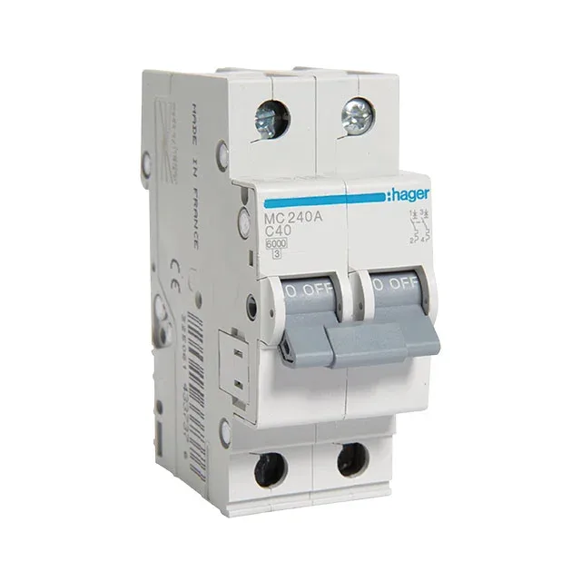 Автоматический выключатель hager, mc240a,  2p с 40a 6 кa