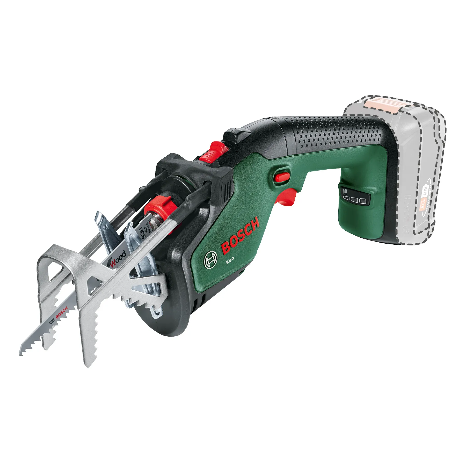 Пила садовая сабельная BOSCH KEO 18 LI 0.600.861.A01