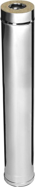 Труба вытяжная Ferrum 1.0м 430/0.5мм Ф140x210 / f4007