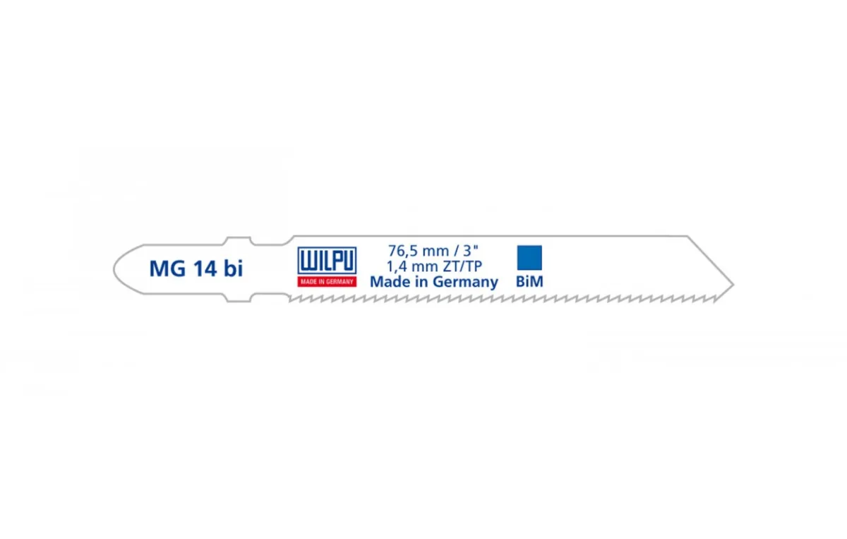 Пилки для лобзика Wilpu MG14 bi, 5 шт.