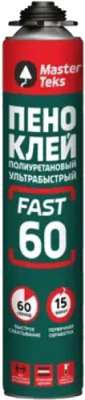 Пена монтажная MasterTeks ProfiMaster полиуретановый профессиональный ультрабыстрый