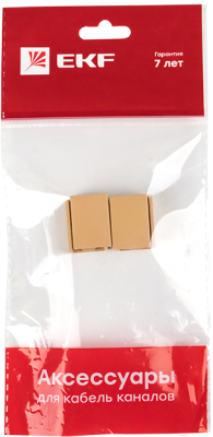 Накладка на стык для кабель-канала EKF Plast PROxima / conl-16-16x4