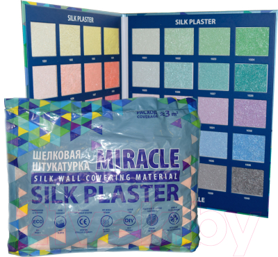 Жидкие обои Silk Plaster Миракл 1019