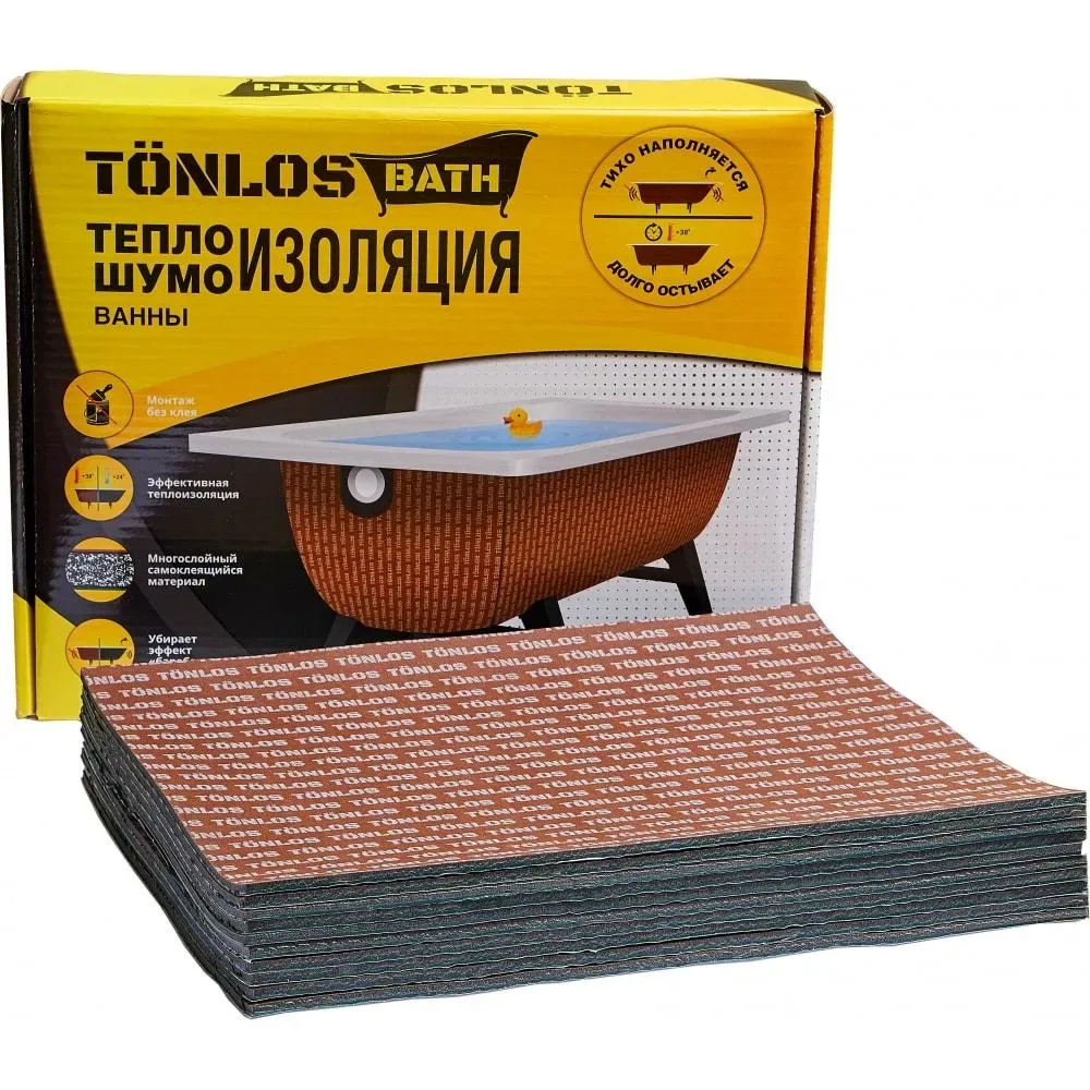 Комплект теплошумоизоляции для ванн bath tonlos