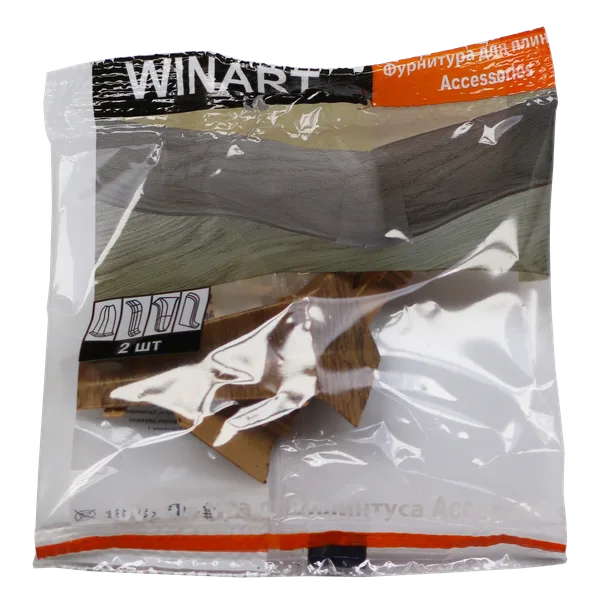 Уголок для плинтуса Winart Tera 711 72мм Дуб Антрацит