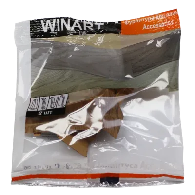 Уголок для плинтуса Winart Tera 711 72мм Дуб Антрацит