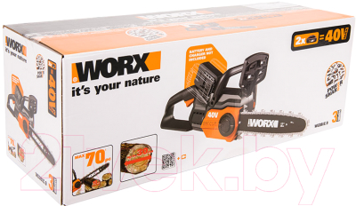 Пила цепная аккумуляторная Worx WG381E.9