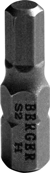 Набор бит berger hex3x25мм s2 / bg2376