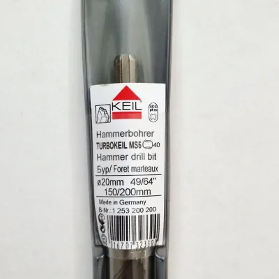 Бур по бетону keil d 20,00x150x200 мм