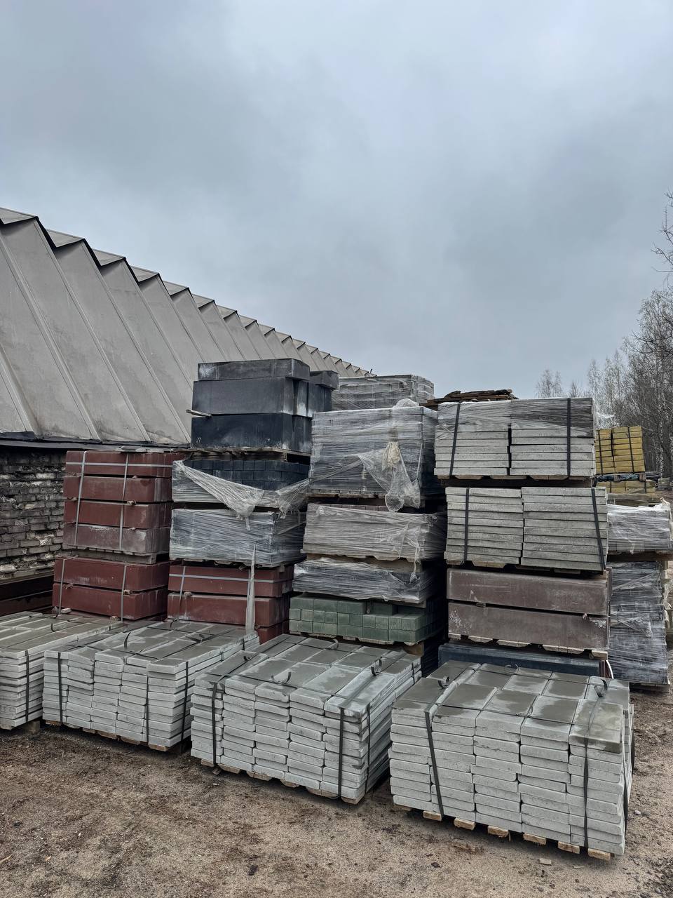 Тротуарная плитка, тротуарный борт, дорожный борт