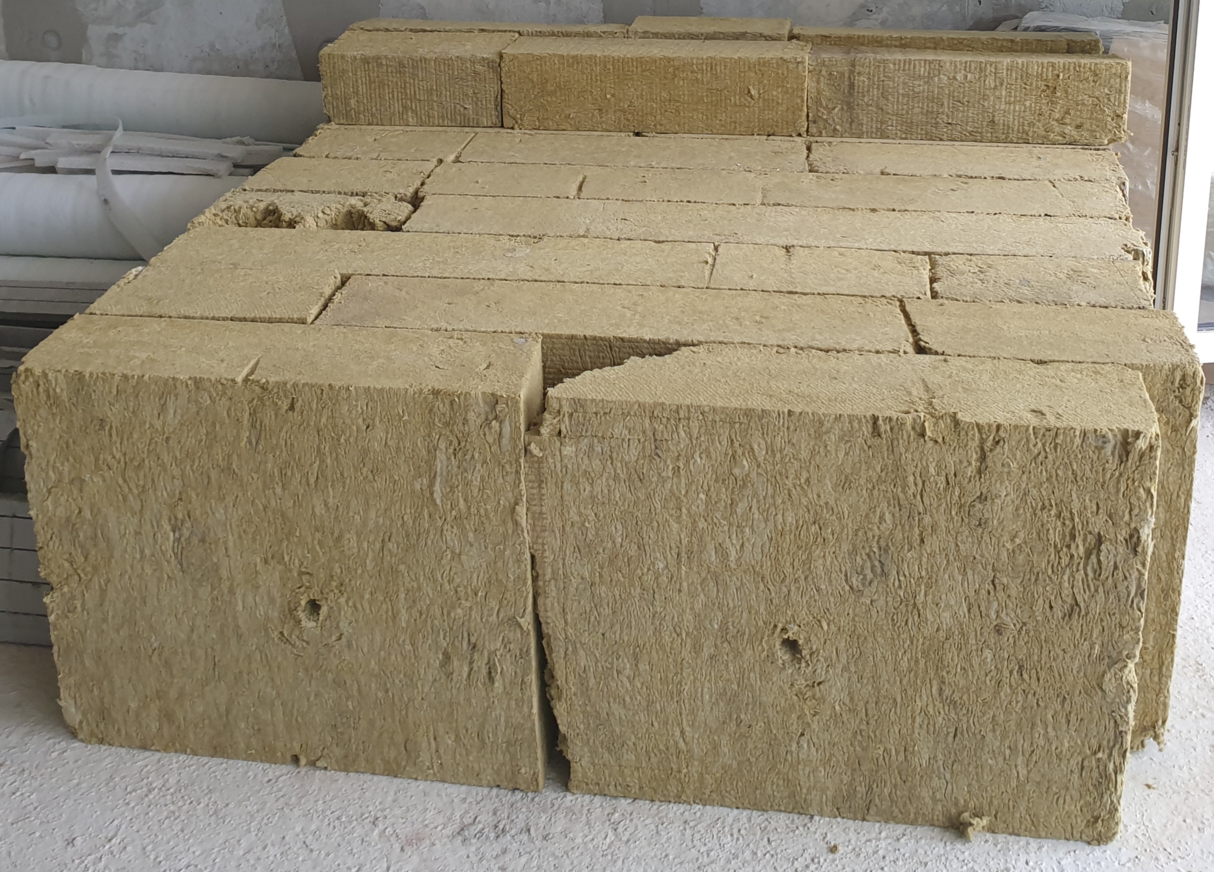 Минвата фасадная 120 кг/м³ 1200x600x180