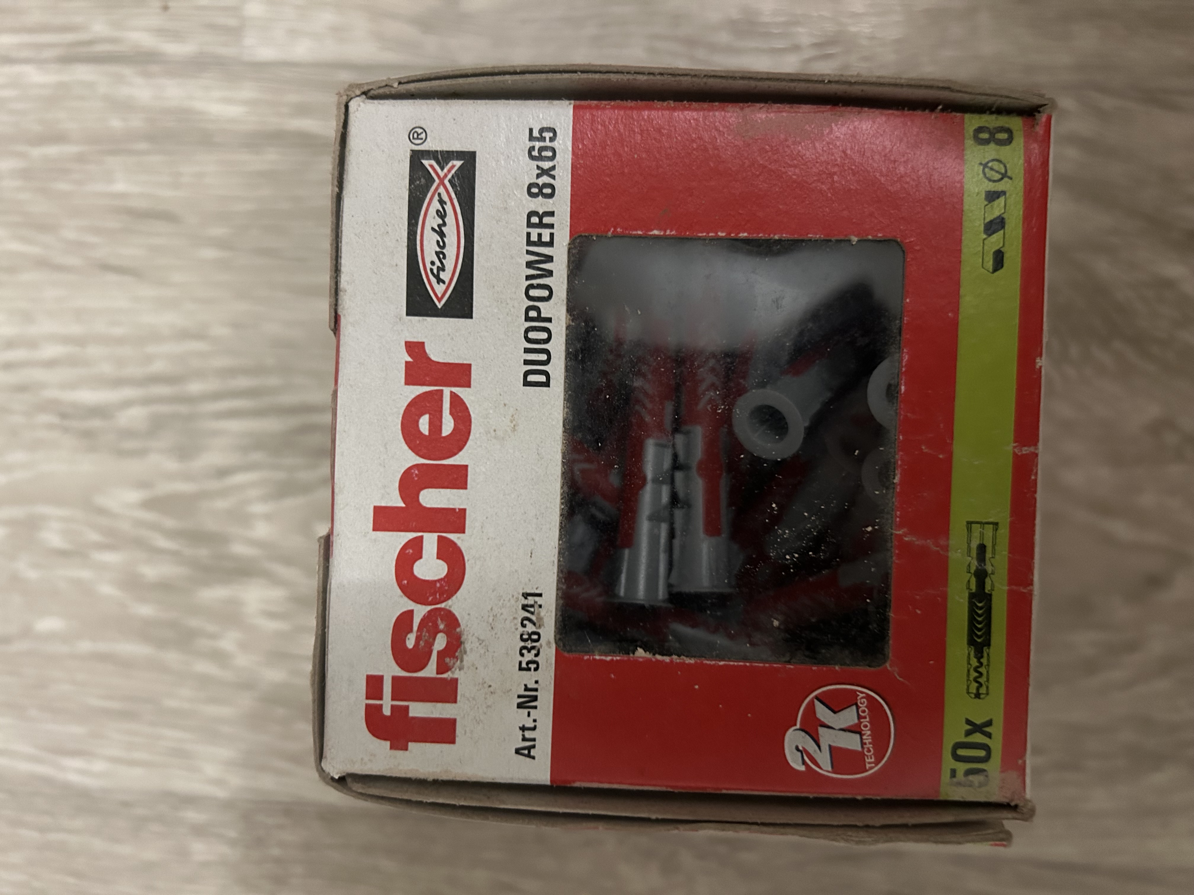 Дюбель Fischer duopower 8x65